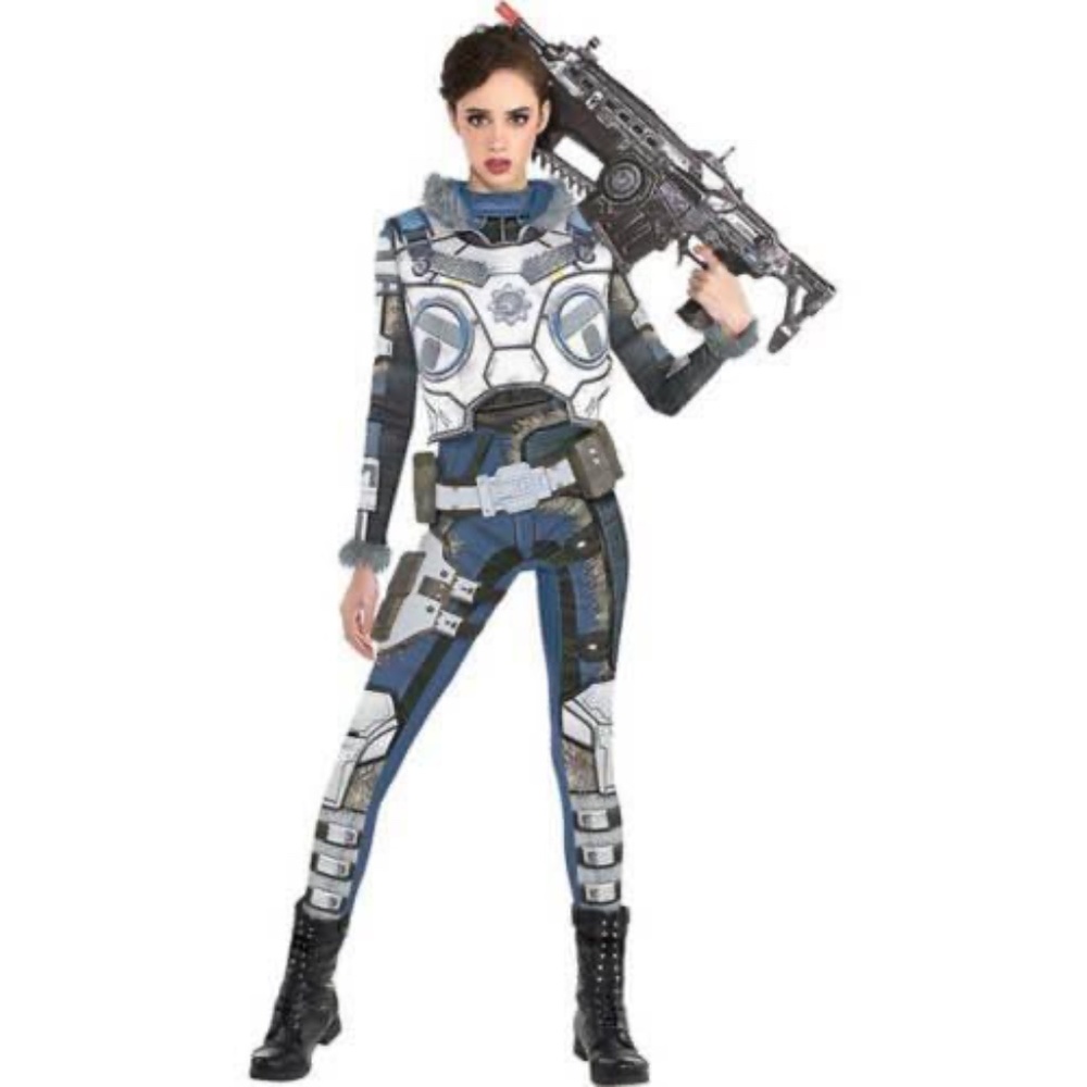 BRAND NEW women gears of war soldier cosplay halloween costume size S / M / L